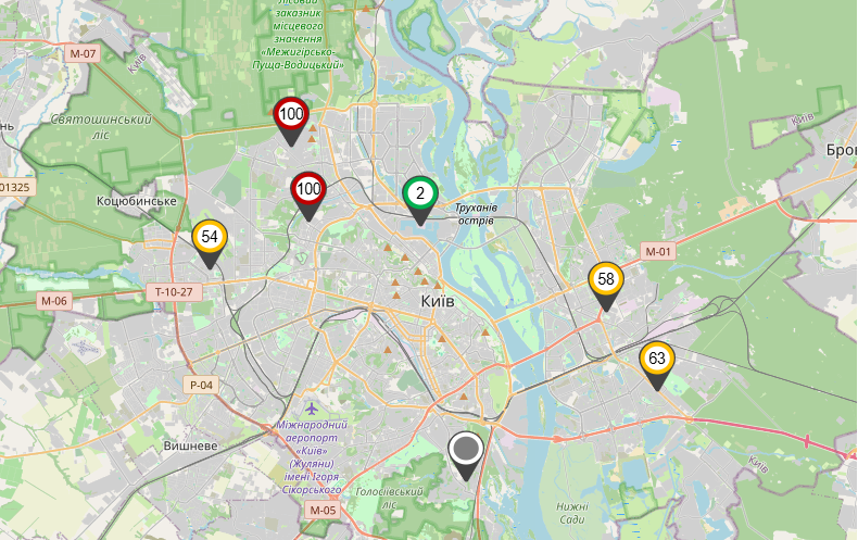 Київ накрив гар: значне погіршення якості повітря через пожежі в Чорнобильській зоні