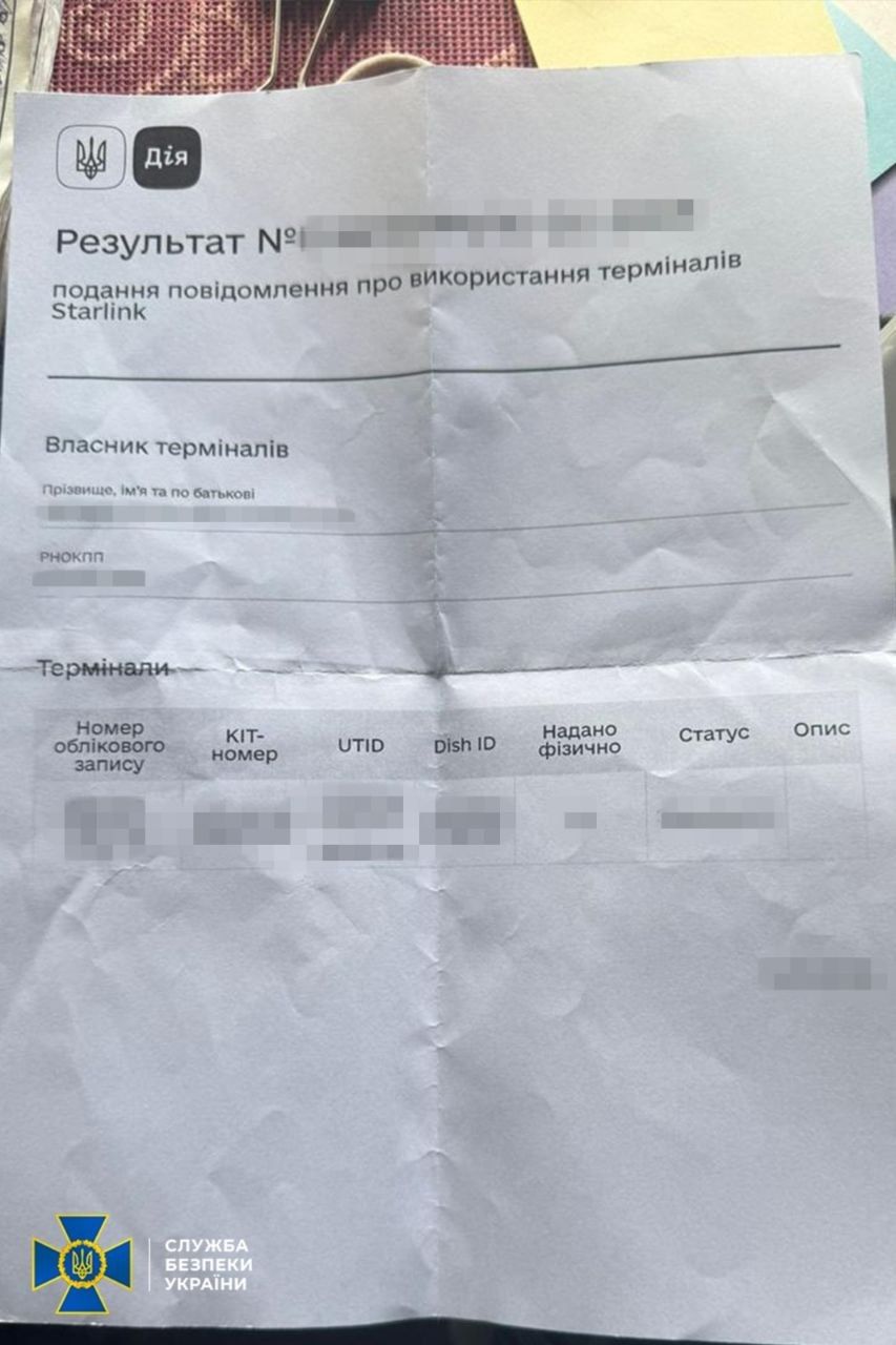 СБУ затримала вісьмох агентів РФ за підпільну реєстрацію Starlink для окупантів