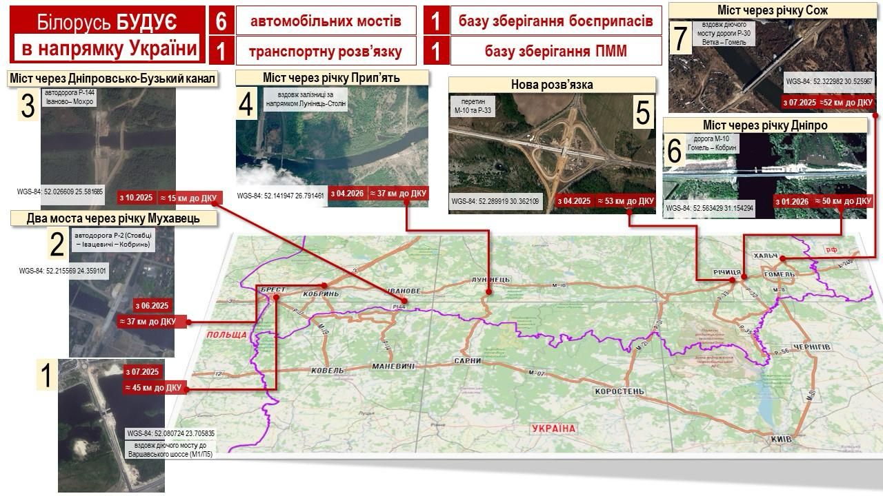 Зеленський закликав Білорусь зупинити будівництво воєнних об’єктів на кордоні