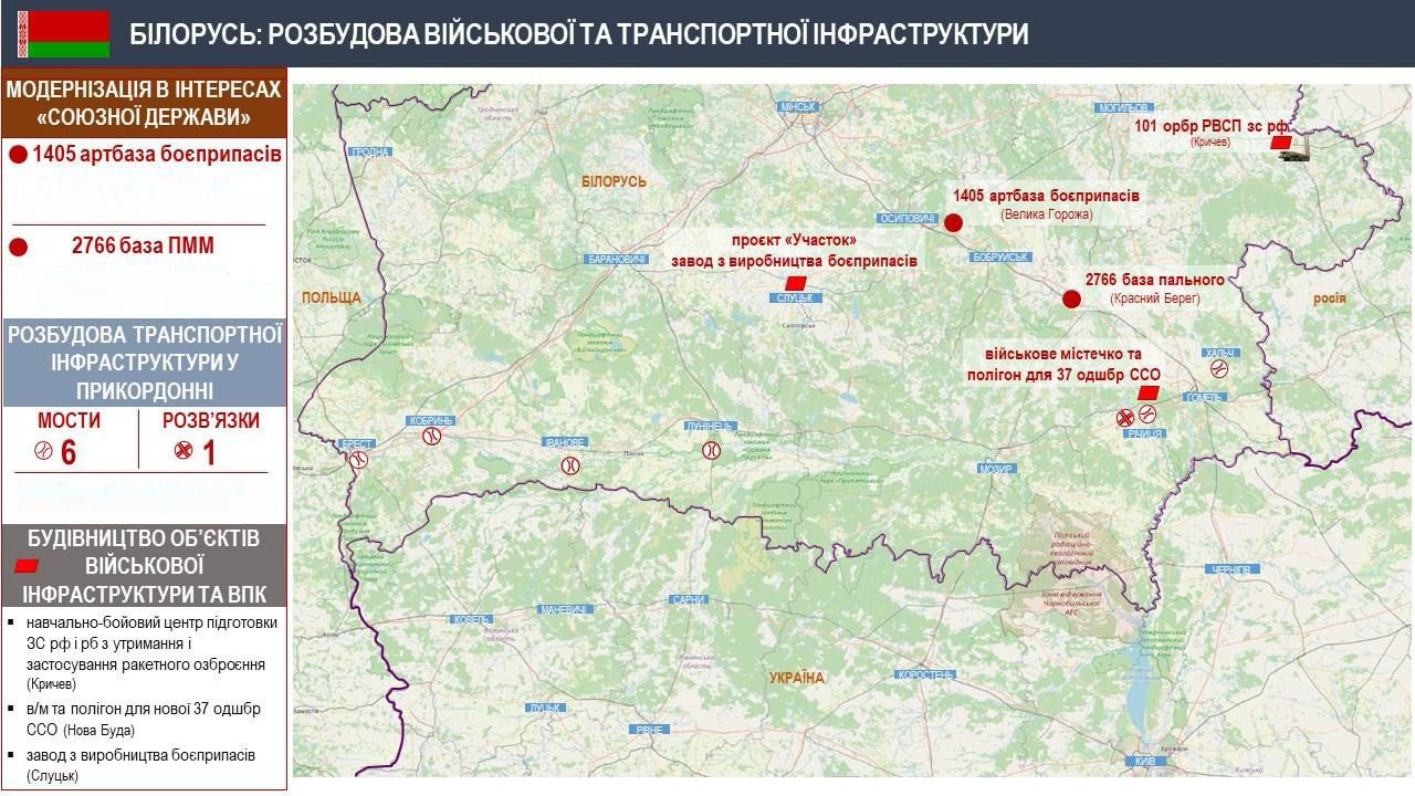Зеленський закликав Білорусь зупинити будівництво воєнних об’єктів на кордоні