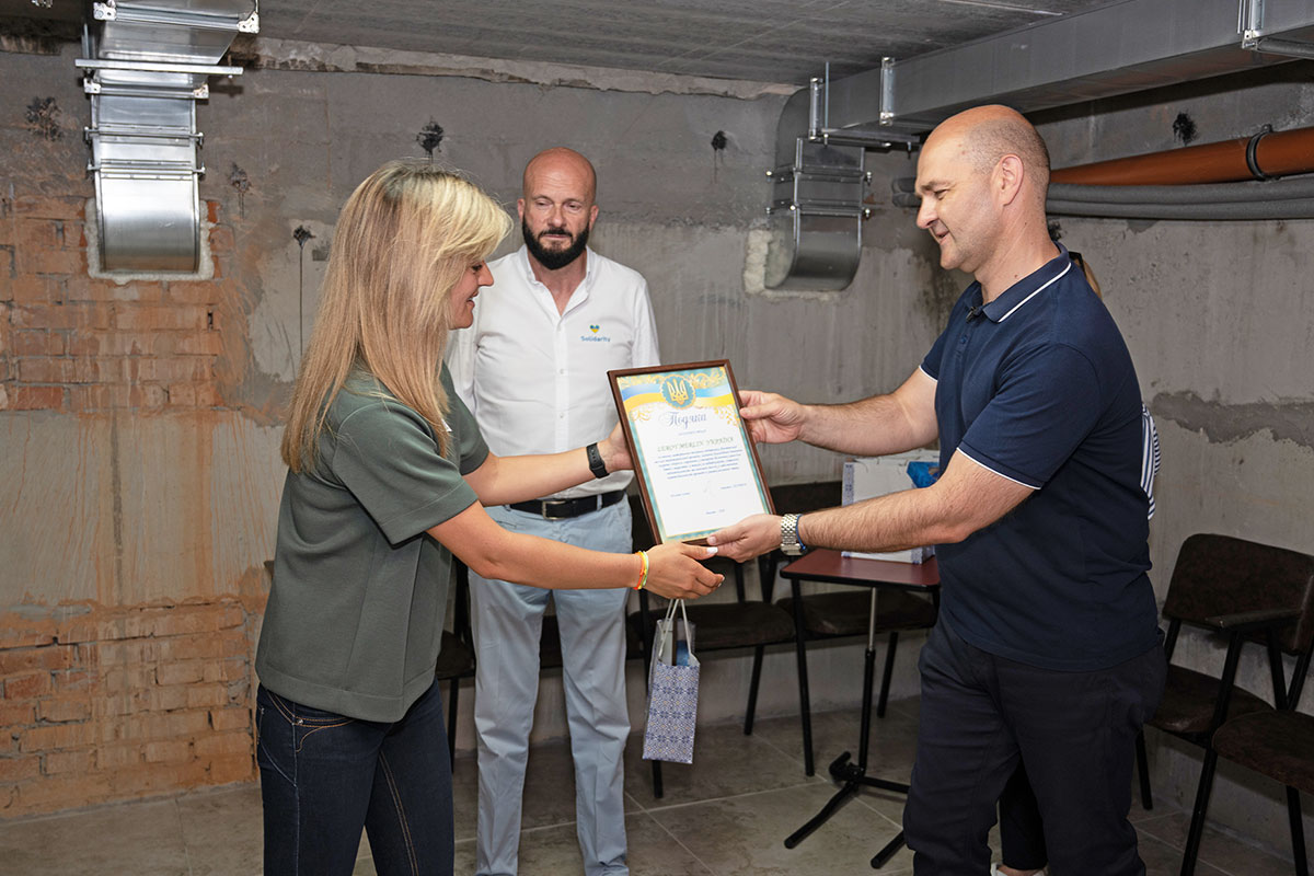 У Фастові облаштували сучасне укриття у центральній лікарні