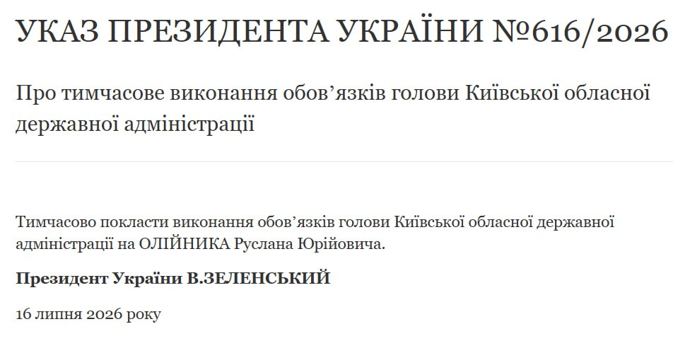 Зеленський звільнив Тимура Ткаченка з посади голови КМВА: хто замінить