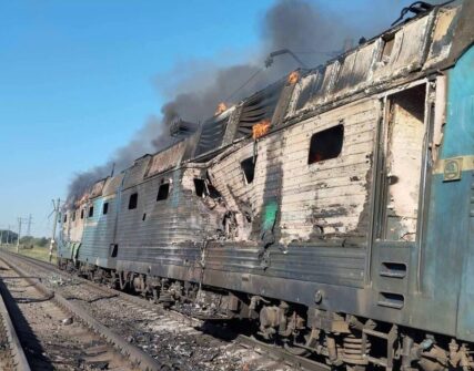 Ворожий БПЛА в Запорізькій області вразив пасажирський поїзд