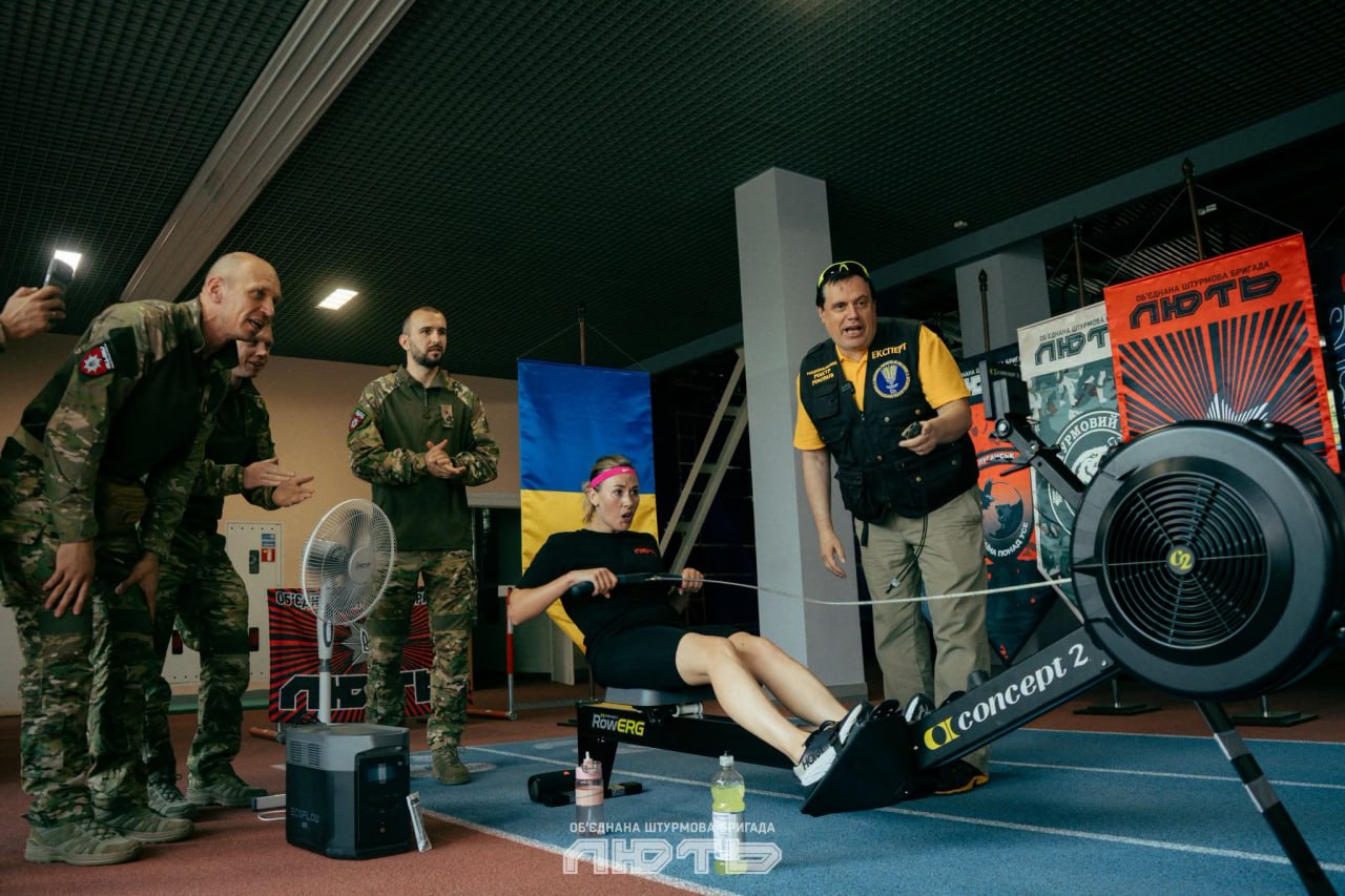 Бійчиня «Люті» Оксана Цимбалюк встановила національний рекорд з веслування