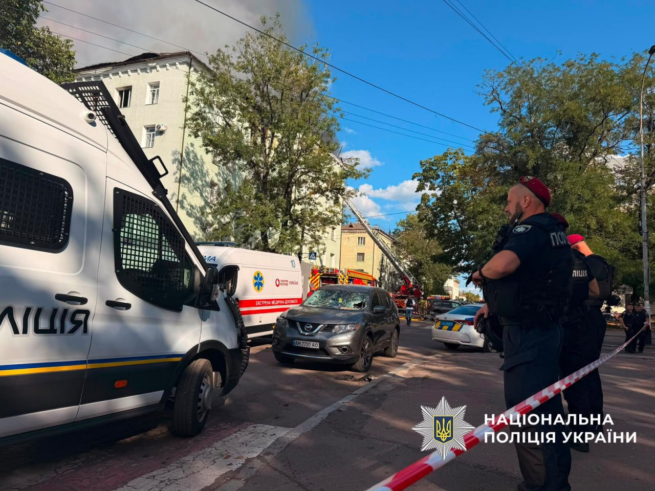 Удар по Житомиру дронами: загинули 2 поліцейських, 20 поранених