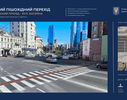 Київ: На Бессарабській площі з'являться нові наземні переходи