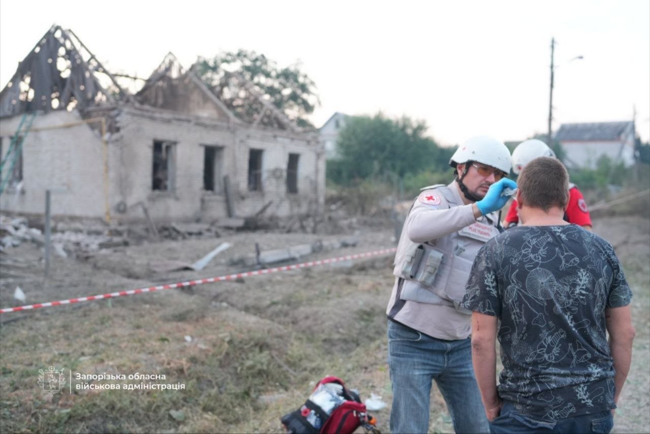 Нічна атака дронів на Запоріжжя: загинув чоловік, семеро поранені