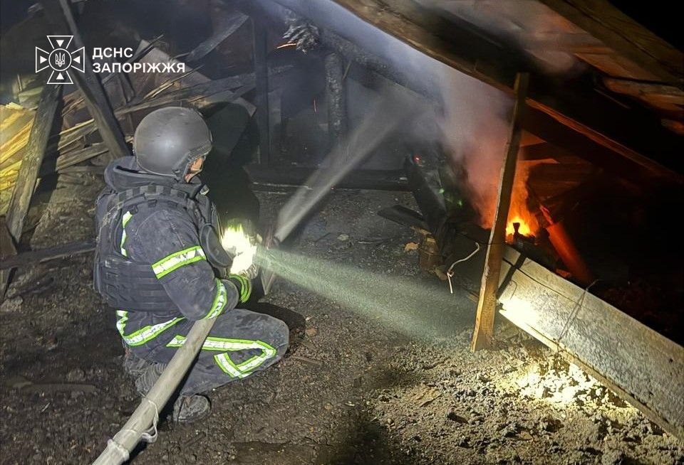 Нічна атака дронів на Запоріжжя: загинув чоловік, семеро поранені