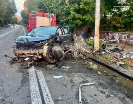 П'яний водій Nissan спричинив ДТП у Києві: 1.79 проміле алкоголю