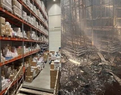 Атака 3 вересня: РФ знищила склад «Аптека Доброго Дня» з медикаментами