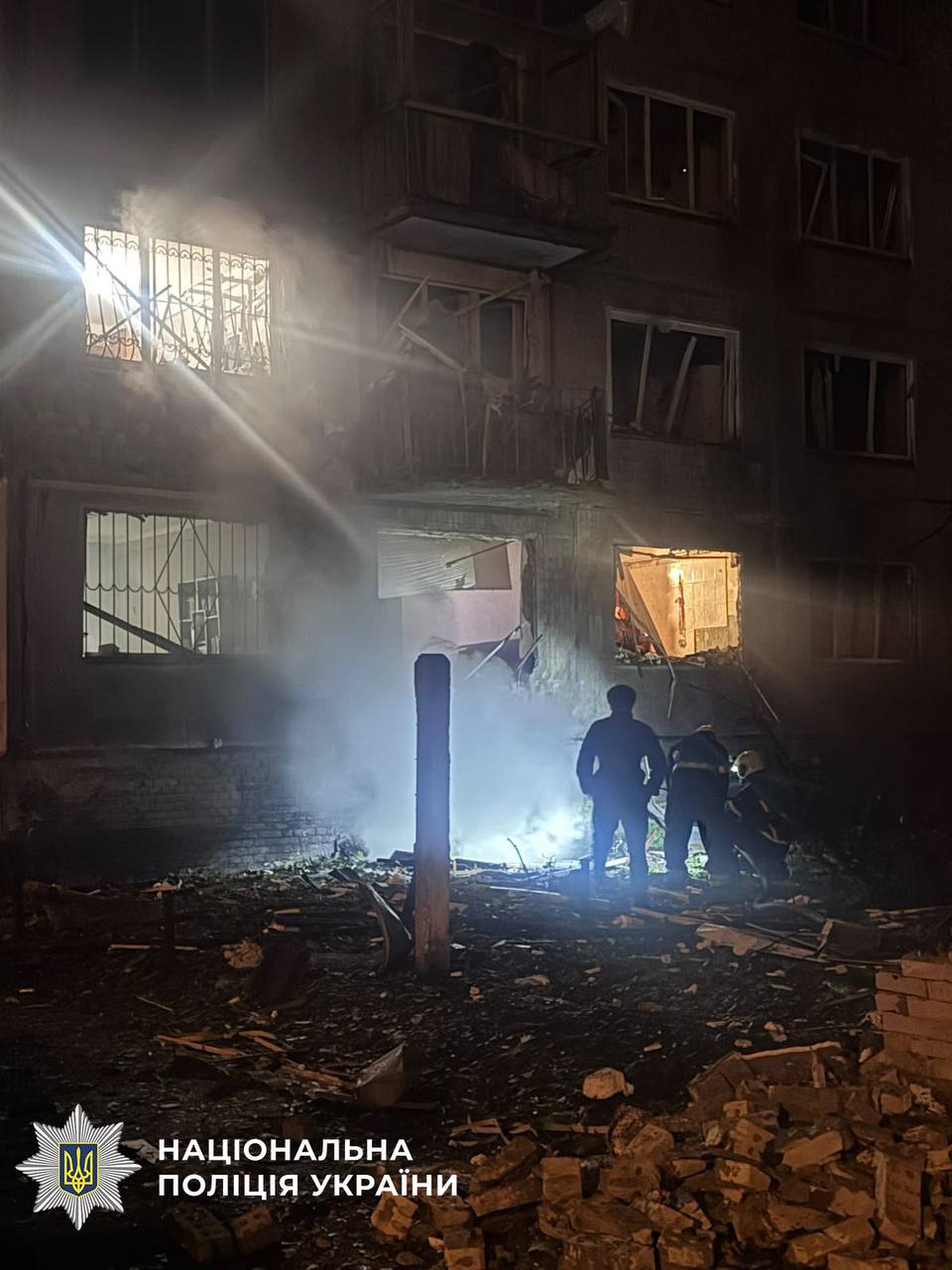Нічна атака на Київ: п'ятеро поранених, 15 врятованих, є руйнування